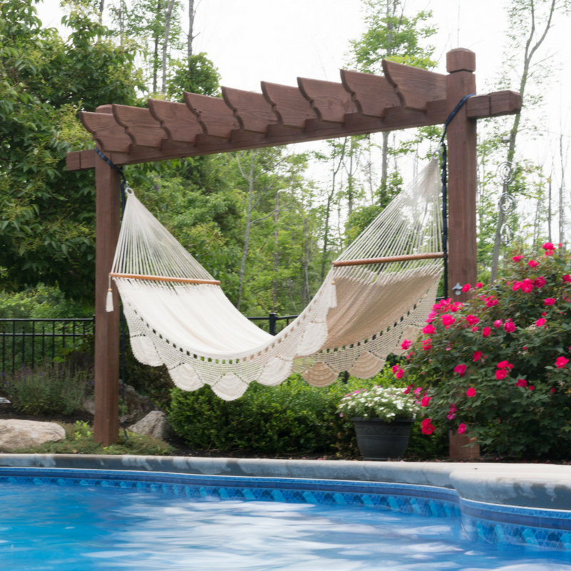 Arlmont & Co. Edisto Double Spreader Bar Hammock & Reviews Wayfair